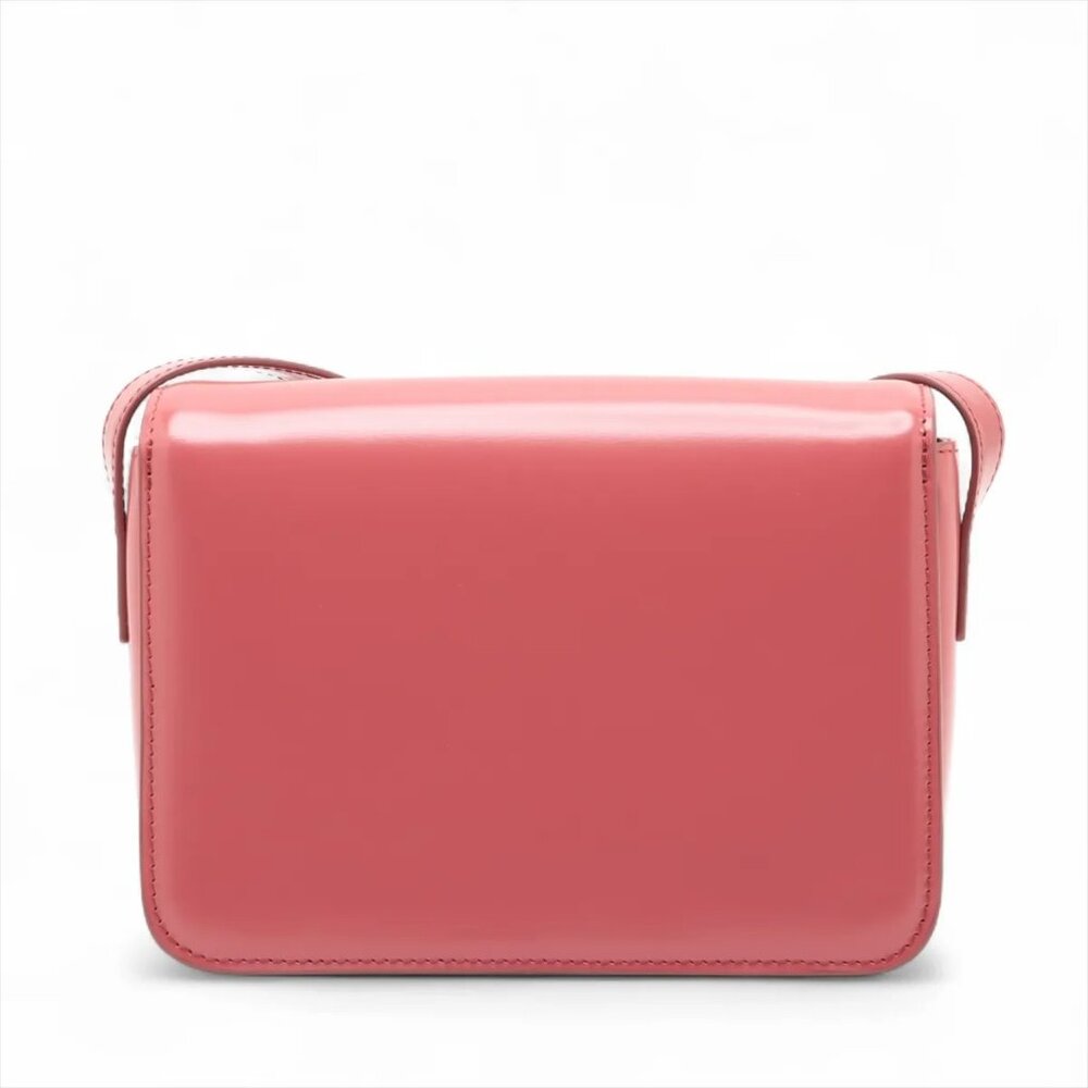 Celine Triomphe teen Leather Shoulder bag Pink - Picture 4 of 15